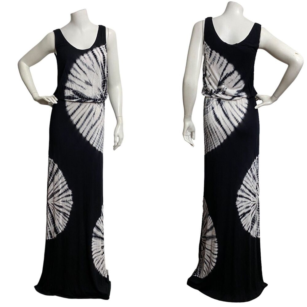 INC International Concepts Womens Medium Boho‎ Dye Studded Sleeveless Maxi Dress
